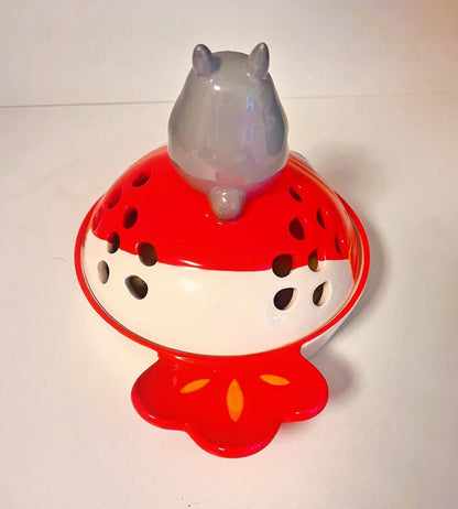 Studio Ghibli My Neighbor Totoro Candle Holder Goldfish Design Rare Collectable