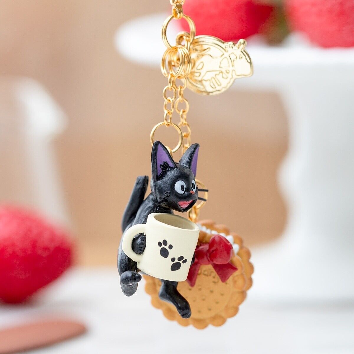 Studio Ghibli Kiki’s Delivery Service Jiji Sweets Dangling Keyholder