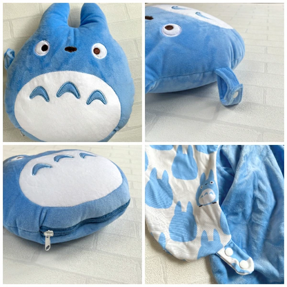 Studio Ghibli My Neighbor Totoro Hooded Neck Pillow Catbus