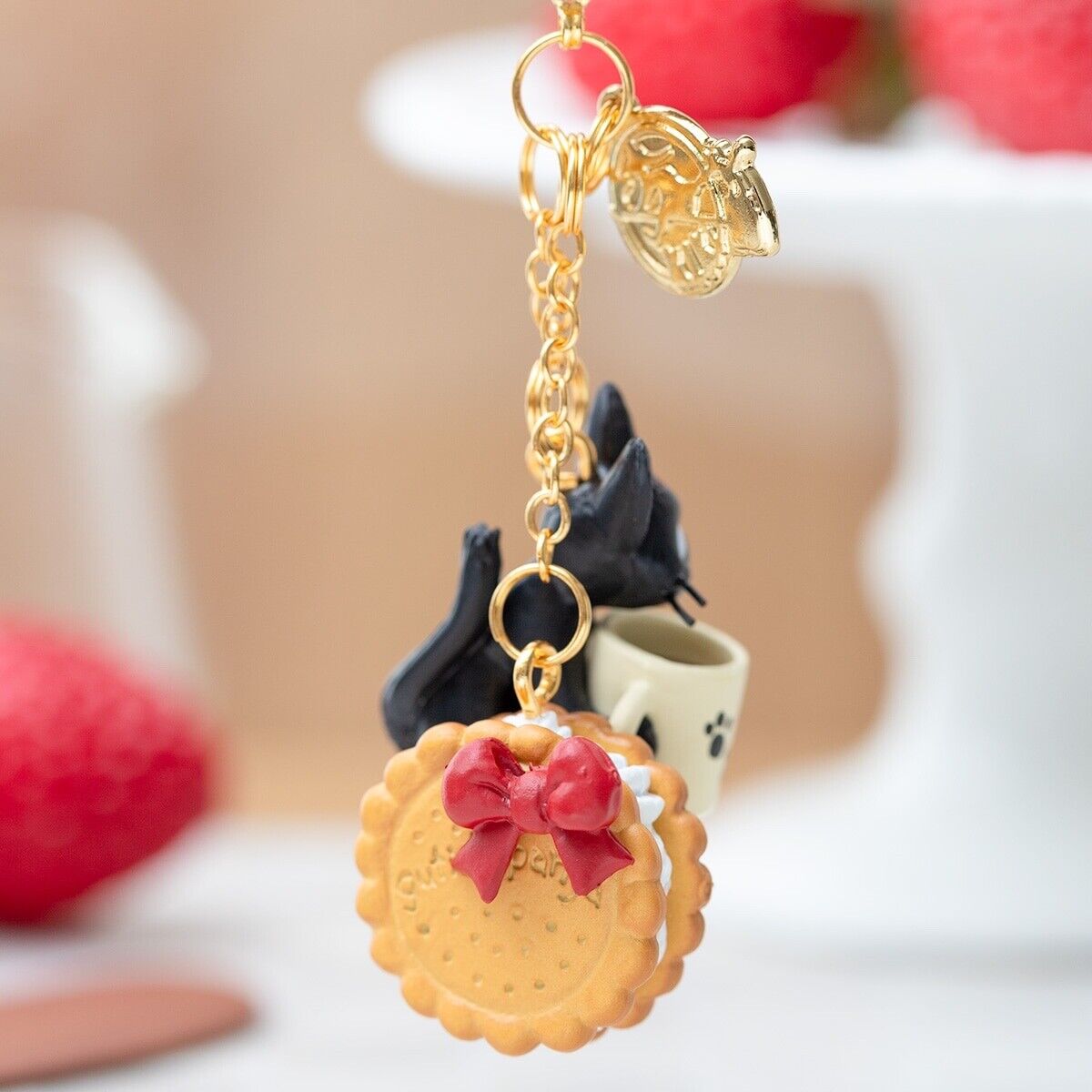 Studio Ghibli Kiki’s Delivery Service Jiji Sweets Dangling Keyholder