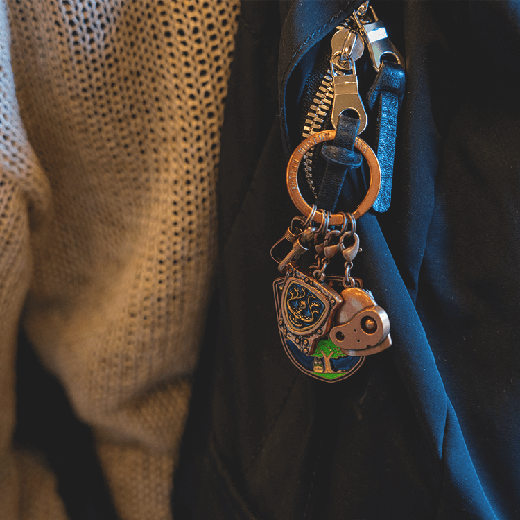 Studio Ghibli Museum Exclusive Castle in the Sky Leather Keychain Robot Soldier