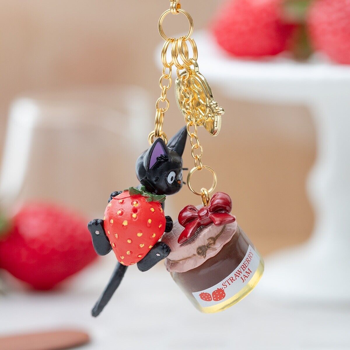 Studio Ghibli Kiki’s Delivery Service Jiji Sweets Dangling Keyholder