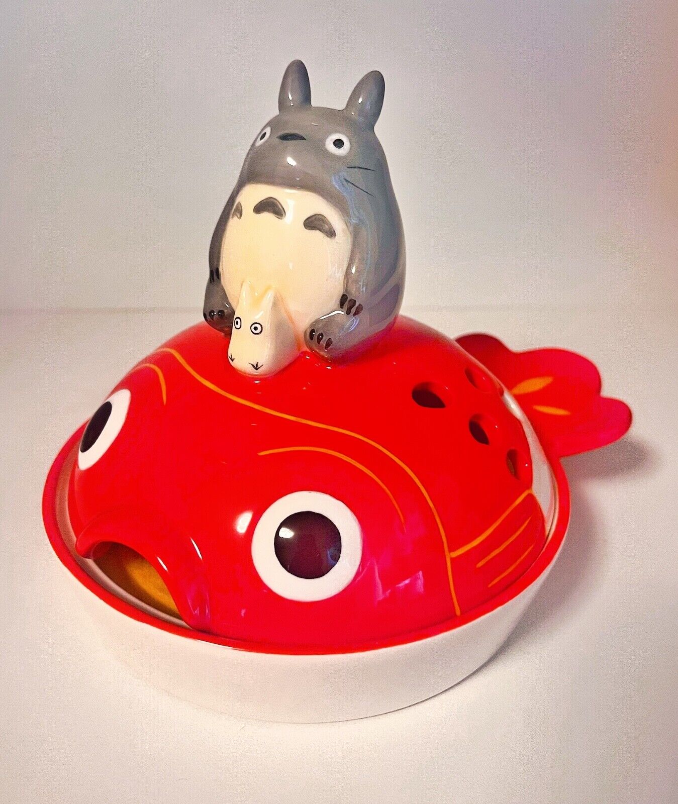 Studio Ghibli My Neighbor Totoro Candle Holder Goldfish Design Rare Collectable