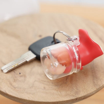 Studio Ghibli Ponyo - Soft Vinyl Strap Keychain Ponyo in a Bottle