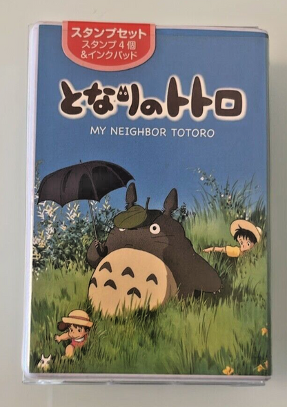  Studio Ghibli My Neighbor Totoro - Rubber Stamps with Ink Pad