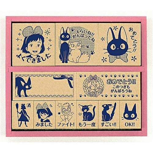 Studio Ghibli Kiki’s Delivery Service Perpetual Calendar - Jiji The Bakery