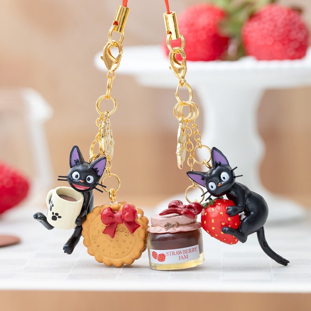 Studio Ghibli Kiki’s Delivery Service Jiji Sweets Dangling Keyholder