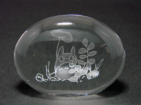 Studio Ghibli Noritake My Neighbor Totoro Crystal Paperweight Mei Hugging Totoro