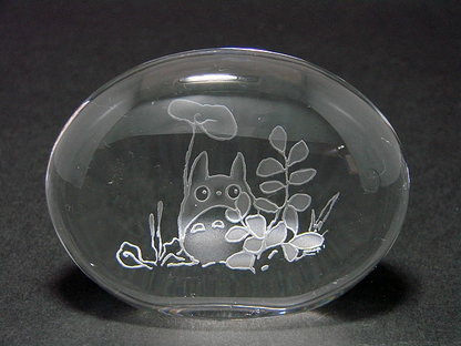 Studio Ghibli Noritake My Neighbor Totoro Crystal Paperweight Mei Hugging Totoro