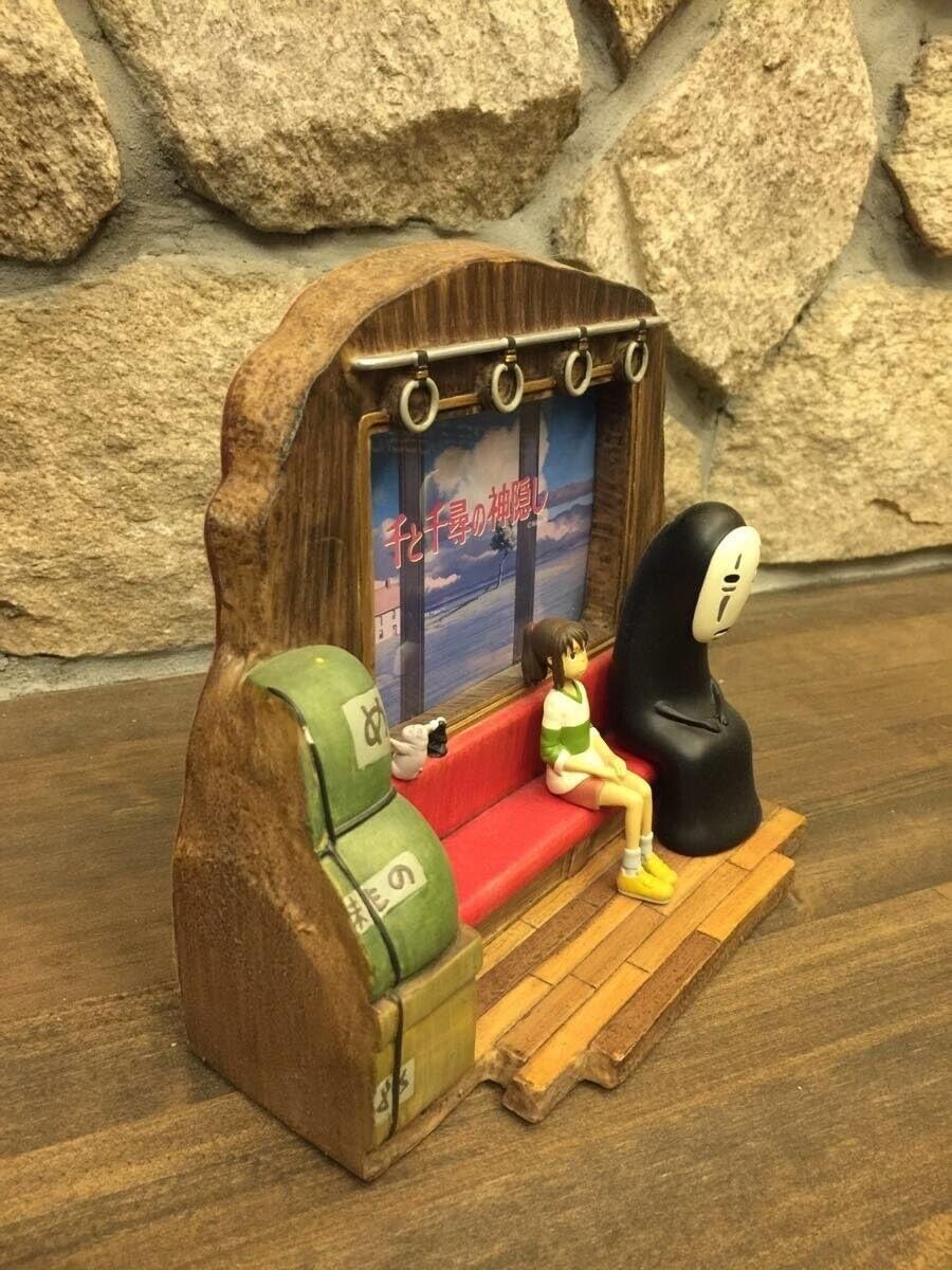 Studio Ghibli Spirited Away No Face Train Photo Frame Rare Collectable