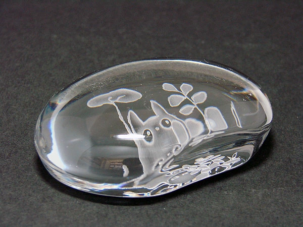 Studio Ghibli Noritake My Neighbor Totoro Crystal Paperweight Mei Hugging Totoro