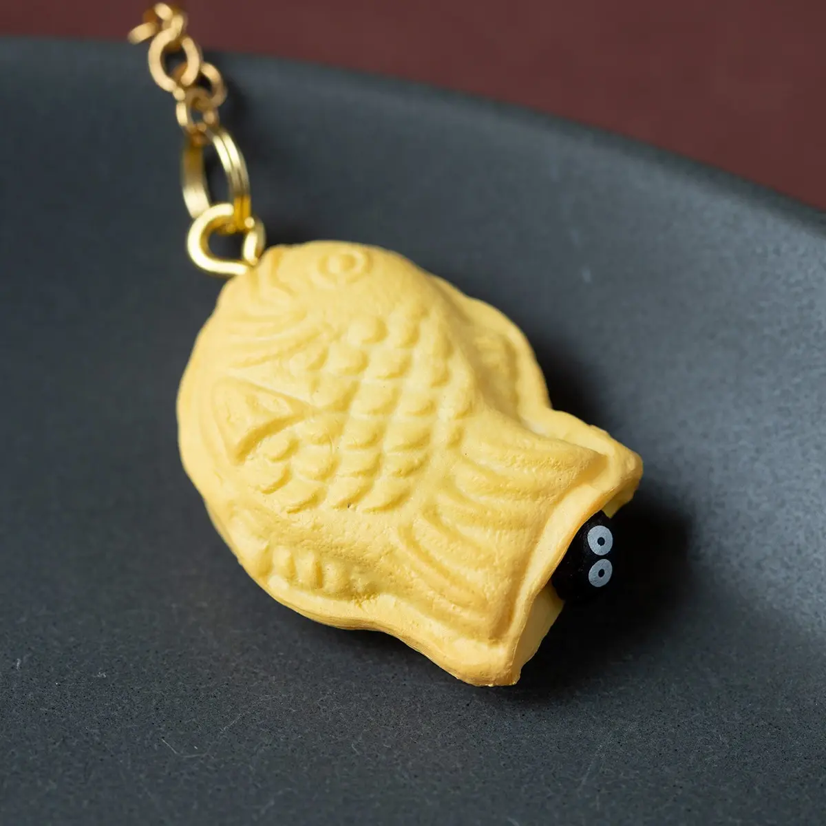 Studio Ghibli My Neighbor Totoro Taiyaki Fishing Keychain Japanese Sweets Series