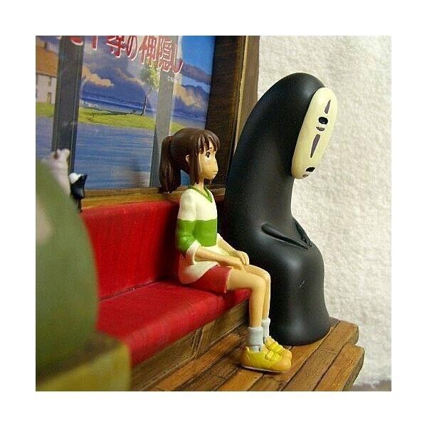 Studio Ghibli Spirited Away No Face Train Photo Frame Rare Collectable