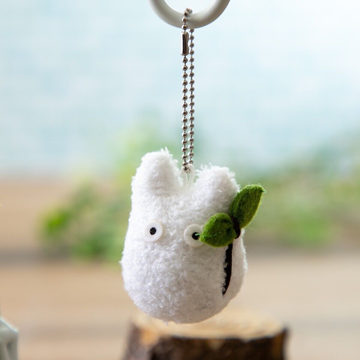 Studio Ghibli My Neighbor Totoro - Fluffy Mini Totoro Keychain