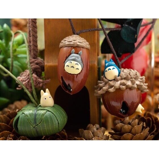 Studio Ghibli My Neighbor Totoro Acorn Keychain Collection 3 Designs Available