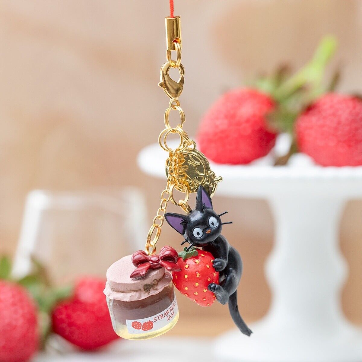 Studio Ghibli Kiki’s Delivery Service Jiji Sweets Dangling Keyholder