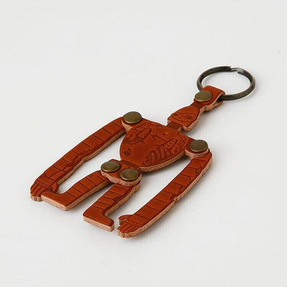 Studio Ghibli Museum Exclusive Castle in the Sky Leather Keychain Robot Soldier