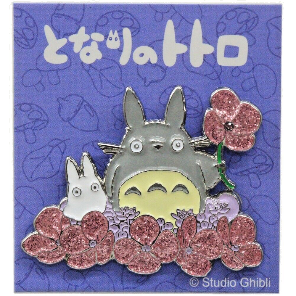 Studio Ghibli My Neighbor Totoro - Large & Small Totoro Metal Brooch