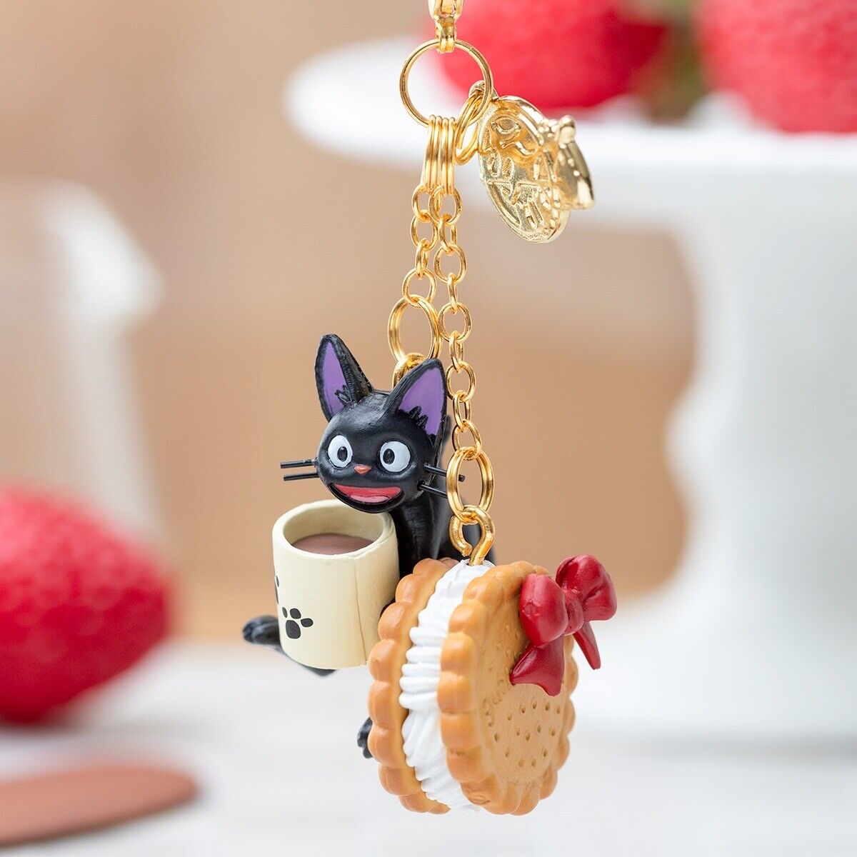 Studio Ghibli Kiki’s Delivery Service Jiji Sweets Dangling Keyholder