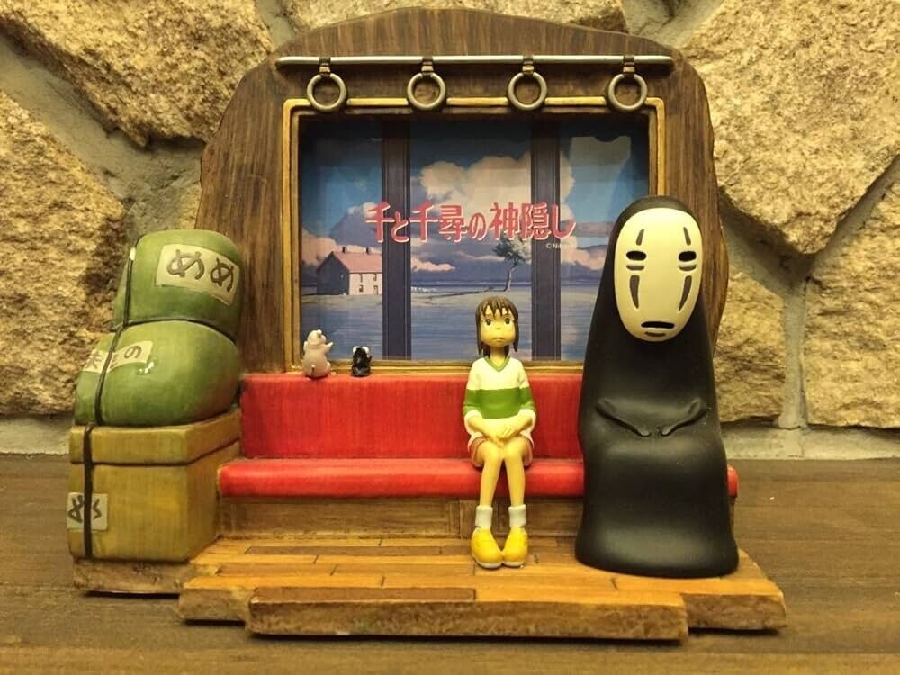 Studio Ghibli Spirited Away No Face Train Photo Frame Rare Collectable