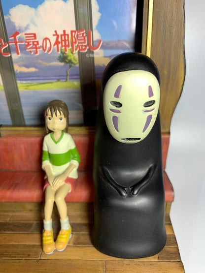 Studio Ghibli Spirited Away No Face Train Photo Frame Rare Collectable