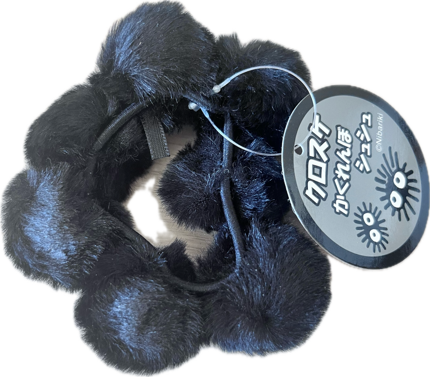 Studio Ghibli My Neighbor Totoro Soot Sprite Scrunchie Rare Collectable