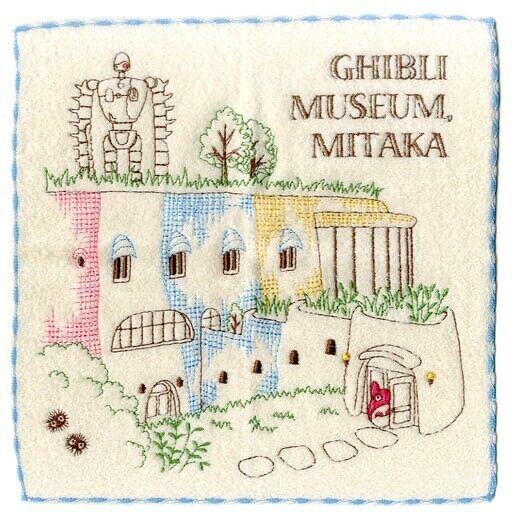 Studio Ghibli Museum Exclusive Mini Towel - Ghibli Museum Entrance & Totoro