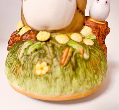 Studio Ghibli Totoro Music Box Rare Dandelion Scene - Ceramic Figurine Sekiguchi