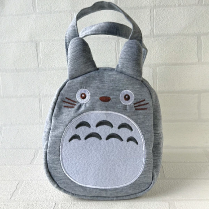 Studio Ghibli My Neighbor Totoro Sweat Material Die-Cut Bag - Totoro Design