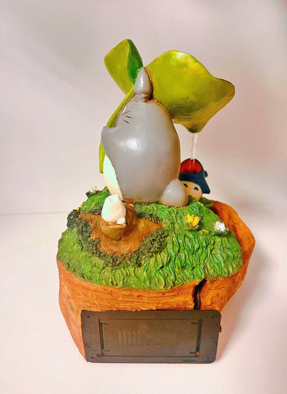 Studio Ghibli My Neighbor Totoro  Small Water Fountain  Leaf Umbrella Design