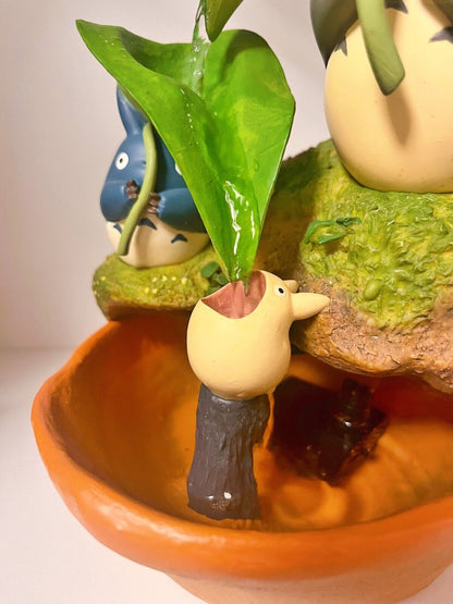 Studio Ghibli My Neighbor Totoro Water Garden Leaf Totoro Rare Collectible