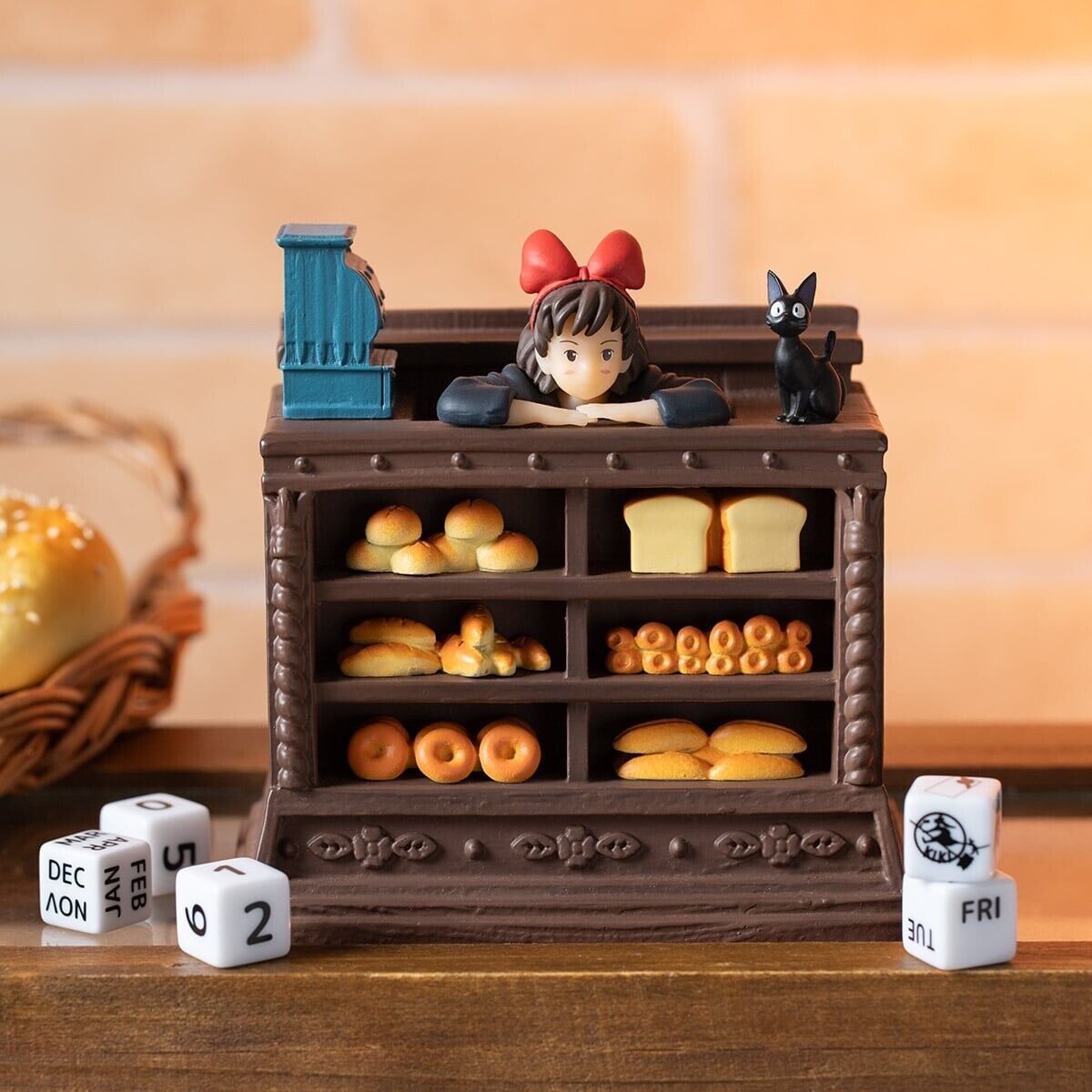 Studio Ghibli Kiki’s Delivery Service Perpetual Calendar - Jiji The Bakery