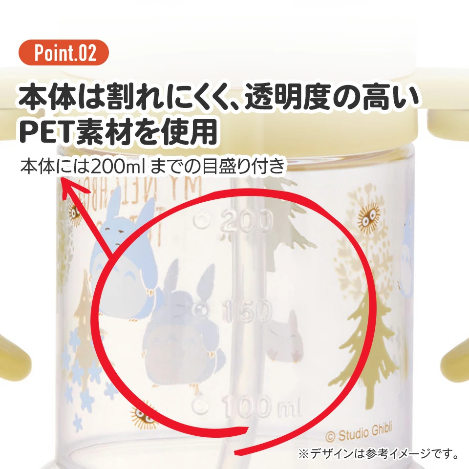 Studio Ghibli My Neighbor Totoro Foldable Straw Mug [260ml]