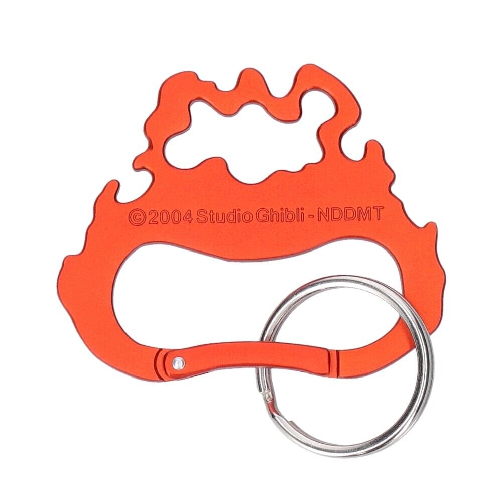 Studio Ghibli Howl’s Moving Castle Carabiner - Calcifer Face Design