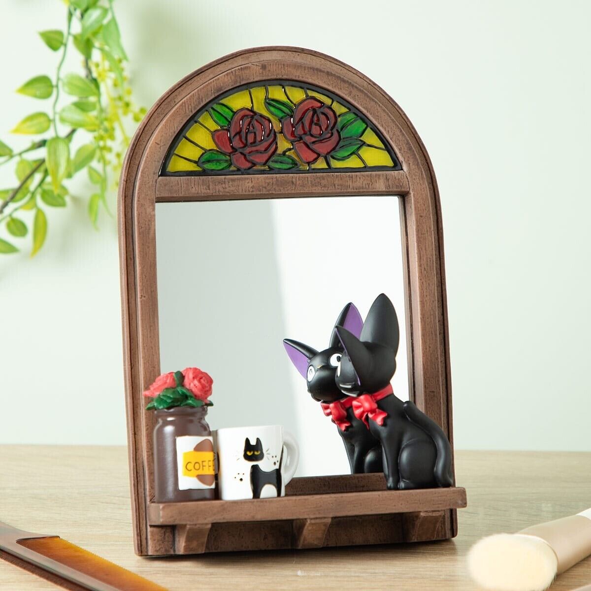 Studio Ghibli Kiki’s Delivery Service Stand Mirror - Daydreaming by the Window