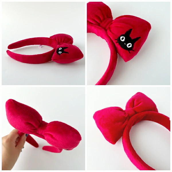 Studio Ghibli Kiki’s Delivery Service Red Ribbon Headband Cosplay Hair Accessory