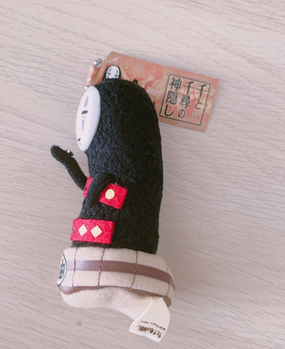 Studio Ghibli Spirited Away No-Face Plush Mascot Keychain 10cm Rare Collectable