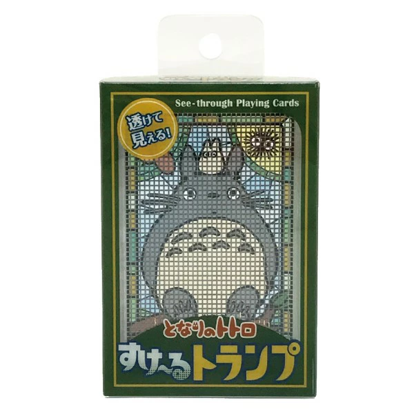 Studio Ghibli My Neighbor Totoro Transparent Plastic Playing Cards | Ensky