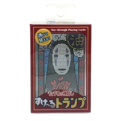 Studio Ghibli Spirited Away Transparent Plastic Playing Cards | Ensky