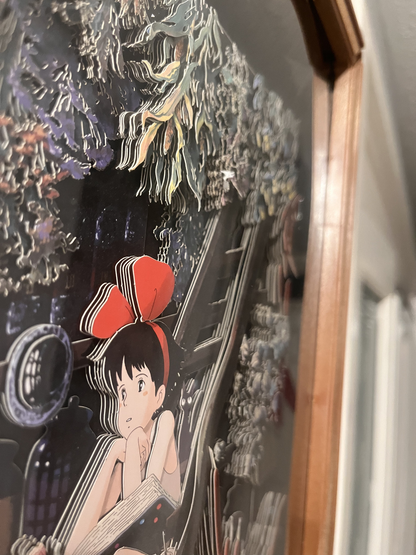 Kiki’s Delivery Service Paper Shadow Art - A Girl’s Time (5897)