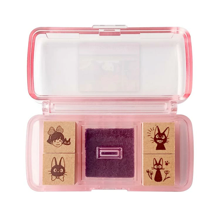 Studio Ghibli Kiki’s Delivery Service Mini Stamp Set - Purple Ink Gift