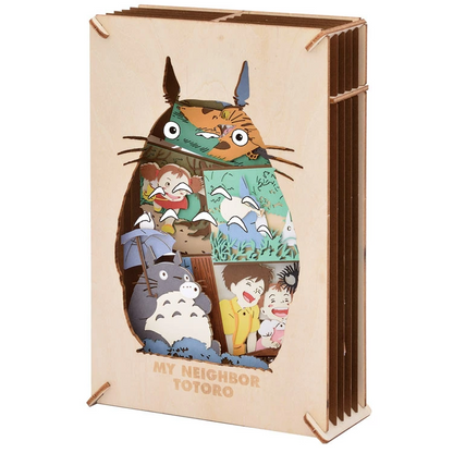 Studio Ghibli My Neighbor Totoro Wood & Paper Theater Wood Style Craft Kit