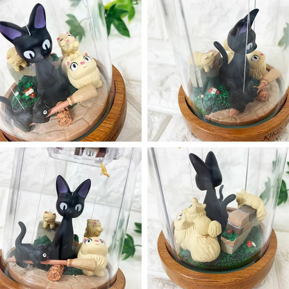 Studio Ghibli Goods - Kiki’s Delivery Service Jiji Marionette Musical Figurines