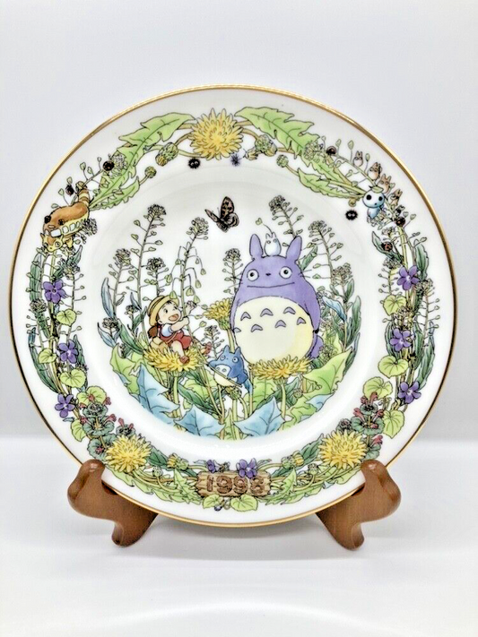 Studio Ghibli Hayao Miyazaki Totoro Noritake 1998 Yearly Plate Rare Conversion