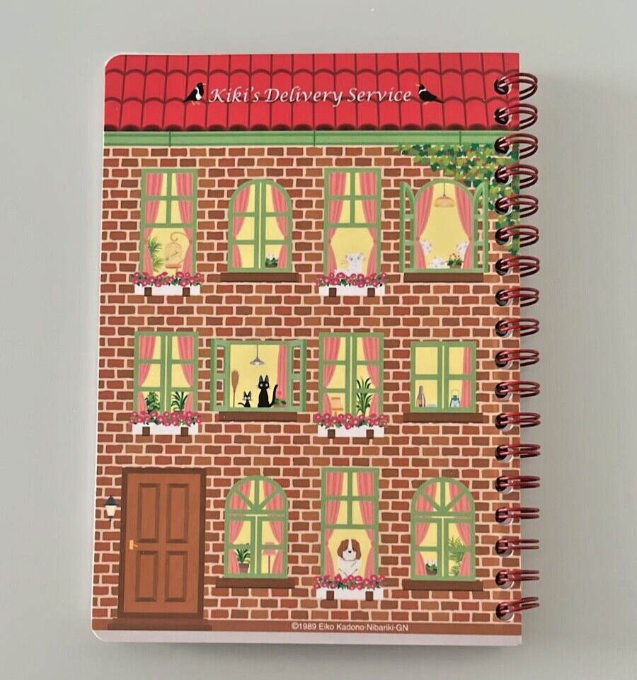 Studio Ghibli Kiki’s Delivery Service B6 Ring Notebook Jiji Window Design