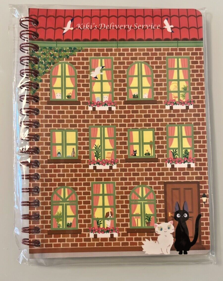 Studio Ghibli Kiki’s Delivery Service B6 Ring Notebook Jiji Window Design