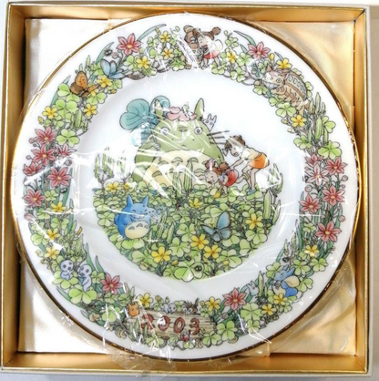 Studio Ghibli Hayao Miyazaki Totoro Noritake 2003 Yearly Plate Rare Conversion