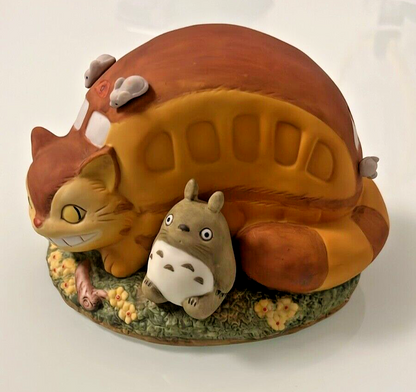 Studio Ghibli My Neighbor Totoro - Catbus Musical Figurine Rare Collectible