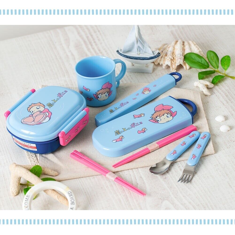 Studio Ghibli Ponyo Lunch Box  Antibacterial Tight Bento Box with Dome Lid