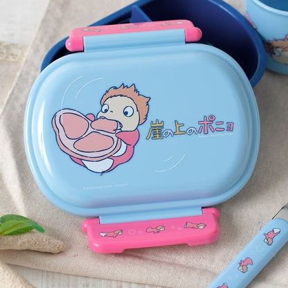 Studio Ghibli Ponyo Lunch Box  Antibacterial Tight Bento Box with Dome Lid